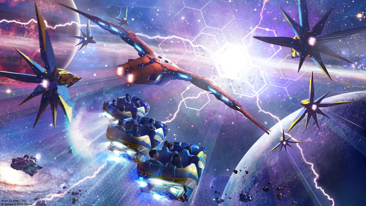 Cosmic Rewind Concept Art from the Disney Parks Blog